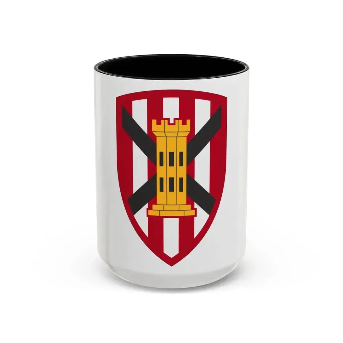 7 Engineer Brigade (U.S. Army) Accent Coffee Mug 15oz Black - Go Mug Yourself