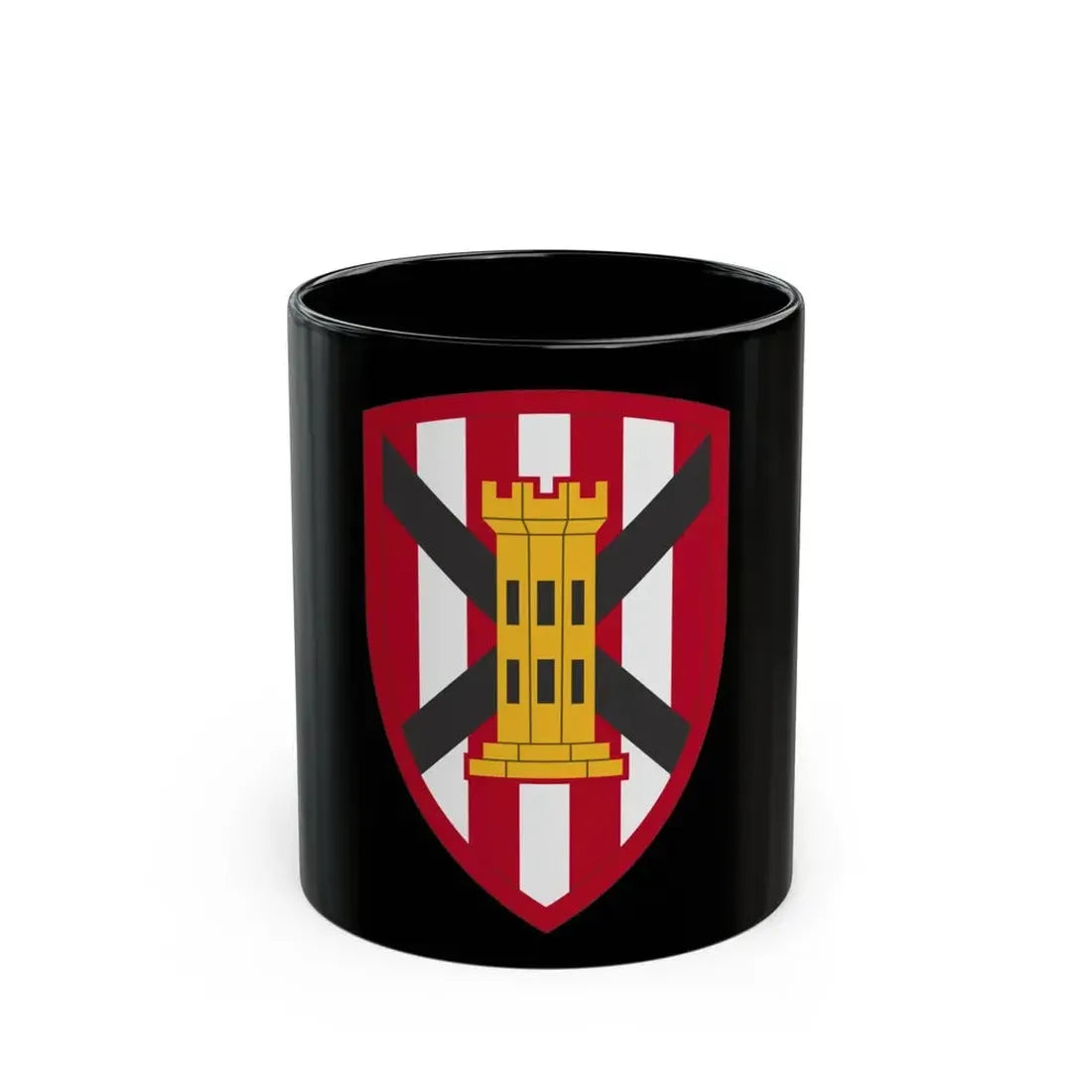 7 Engineer Brigade (U.S. Army) Black Coffee Mug 11oz - Go Mug Yourself