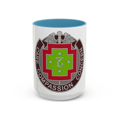 7 Field Hospital (U.S. Army) Accent Coffee Mug 15oz Light Blue - Go Mug Yourself