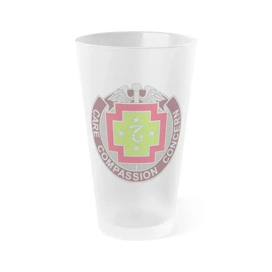 7 Field Hospital (U.S. Army) Frosted Pint Glass 16oz Default Title - Go Mug Yourself