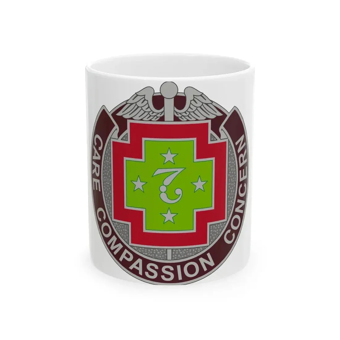 7 Field Hospital (U.S. Army) White Coffee Mug 11oz - Go Mug Yourself