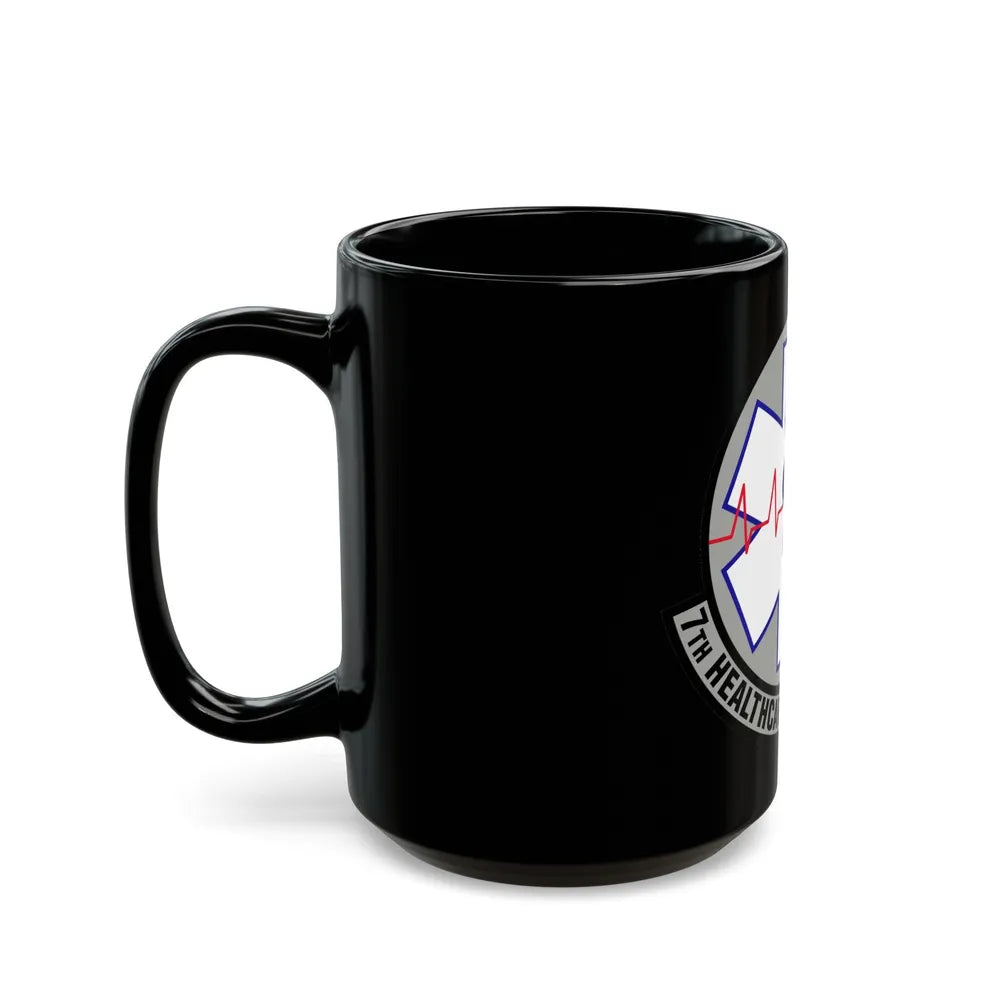 7 Healthcare Operations Squadron AFGSC (U.S. Air Force) Black Coffee Mug-Go Mug Yourself