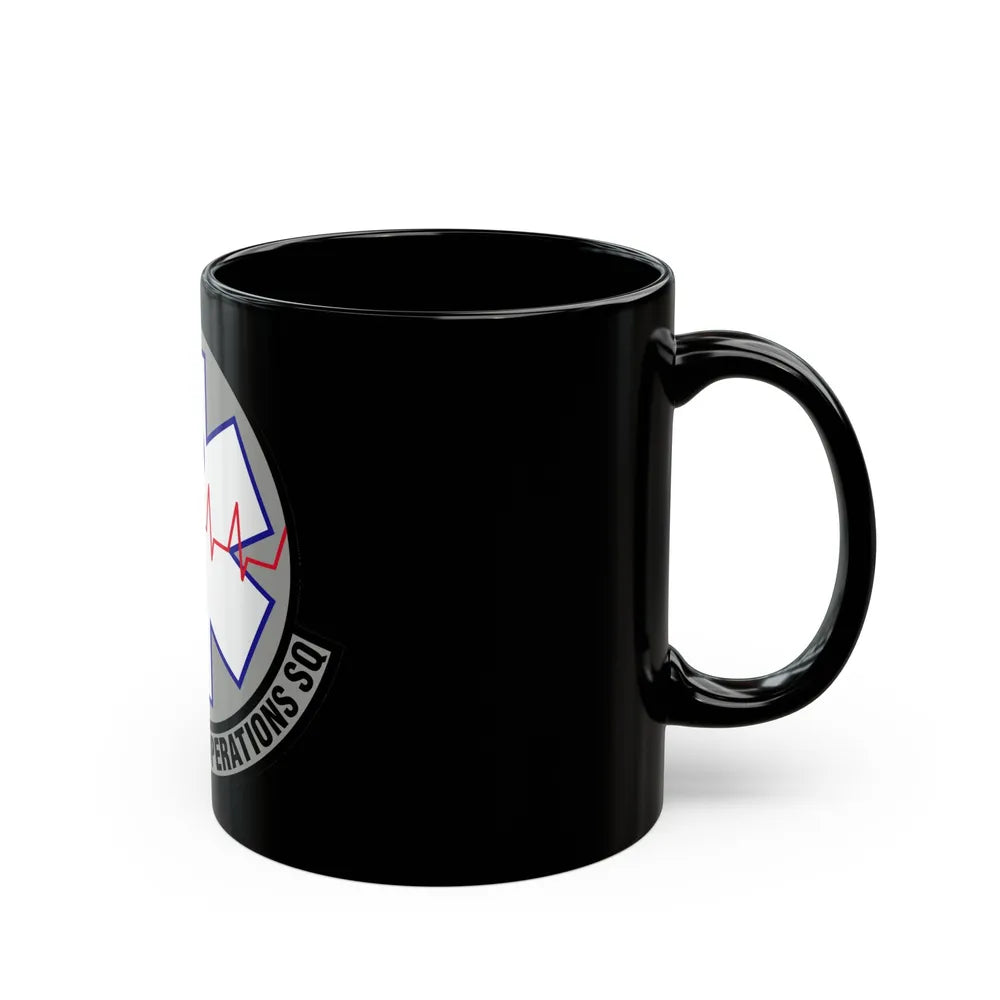 7 Healthcare Operations Squadron AFGSC (U.S. Air Force) Black Coffee Mug-Go Mug Yourself