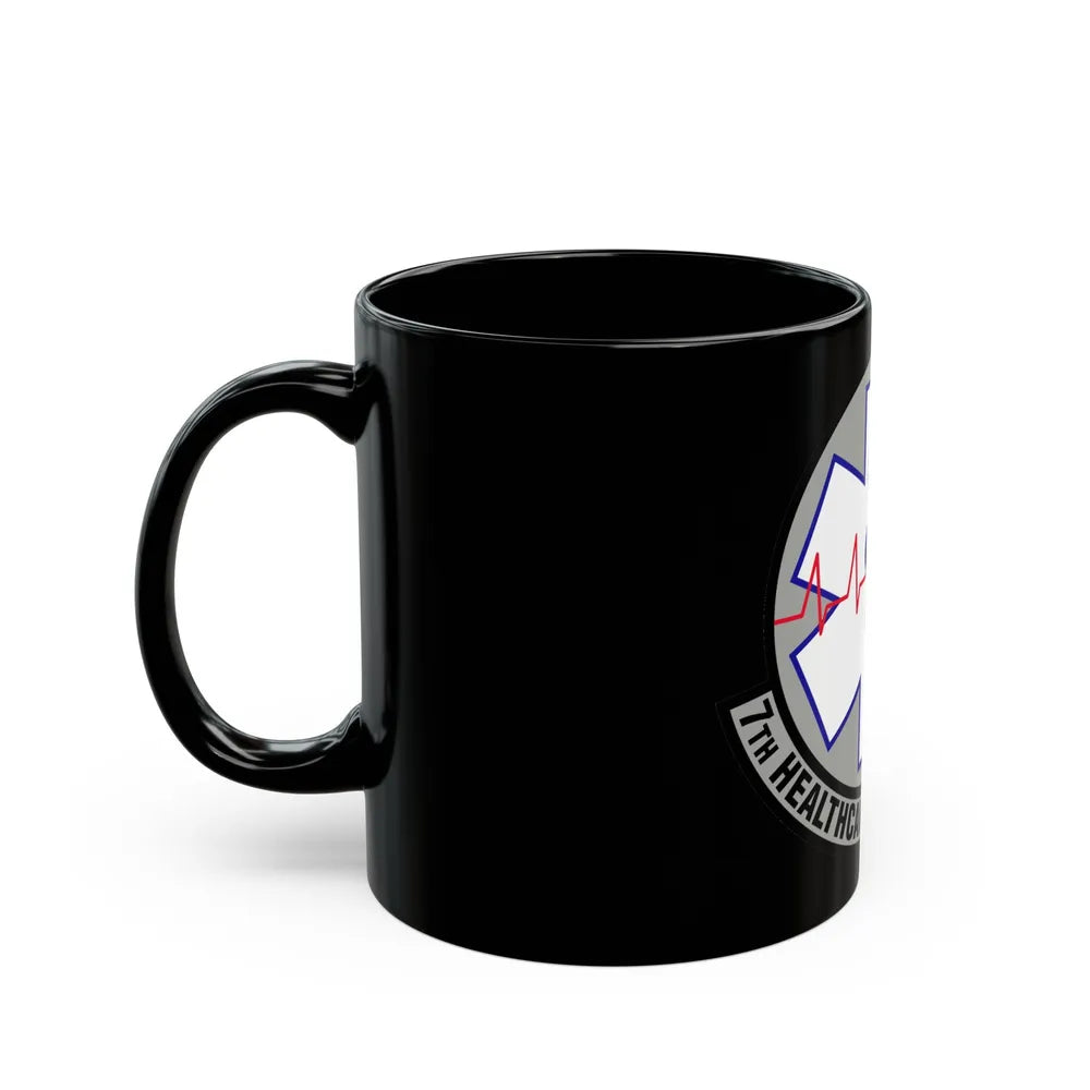 7 Healthcare Operations Squadron AFGSC (U.S. Air Force) Black Coffee Mug-Go Mug Yourself