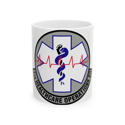 7 Healthcare Operations Squadron AFGSC (U.S. Air Force) White Coffee Mug-11oz-Go Mug Yourself