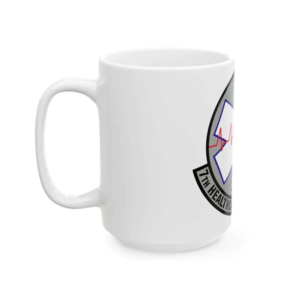 7 Healthcare Operations Squadron AFGSC (U.S. Air Force) White Coffee Mug-Go Mug Yourself