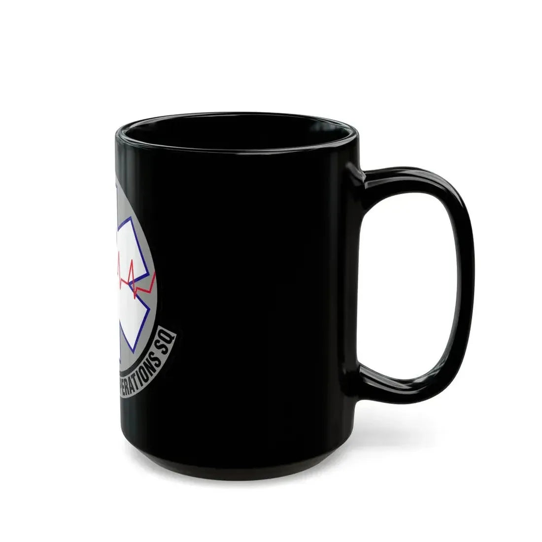 7 Healthcare Operations Squadron AFGSC (U.S. Air Force) Black Coffee Mug - Go Mug Yourself