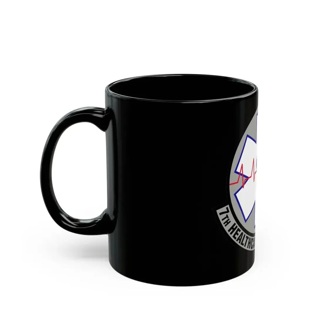 7 Healthcare Operations Squadron AFGSC (U.S. Air Force) Black Coffee Mug - Go Mug Yourself