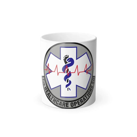 7 Healthcare Operations Squadron AFGSC (U.S. Air Force) Color Changing Coffee Mug 11oz - Go Mug Yourself