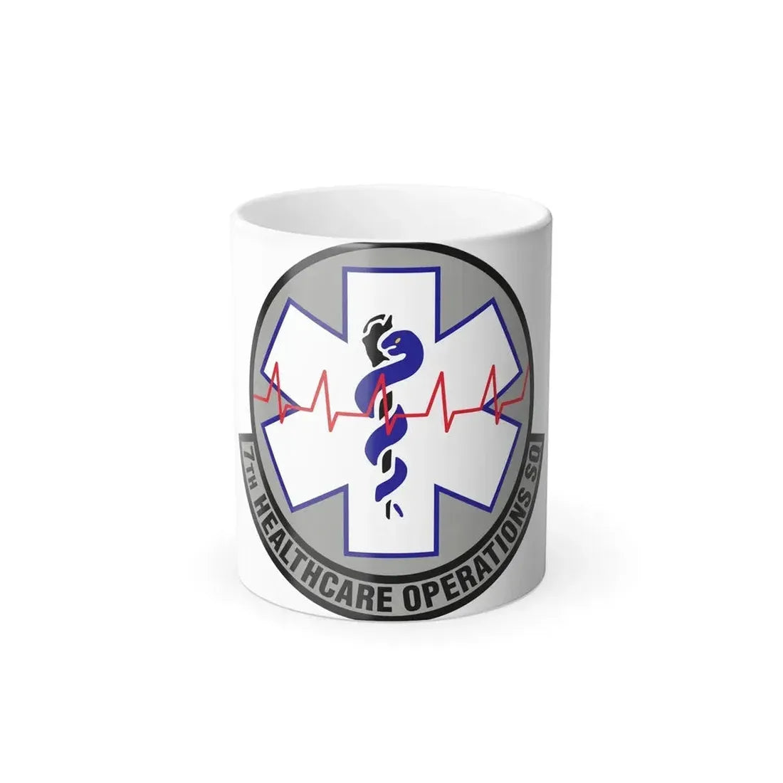 7 Healthcare Operations Squadron AFGSC (U.S. Air Force) Color Changing Coffee Mug 11oz - Go Mug Yourself
