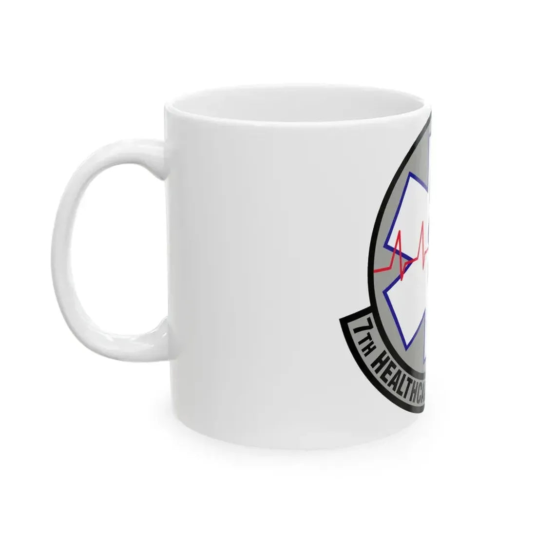 7 Healthcare Operations Squadron AFGSC (U.S. Air Force) White Coffee Mug - Go Mug Yourself