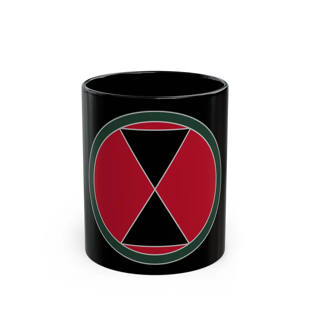 7 Infantry Division (U.S. Army) Black Coffee Mug-11oz-Go Mug Yourself