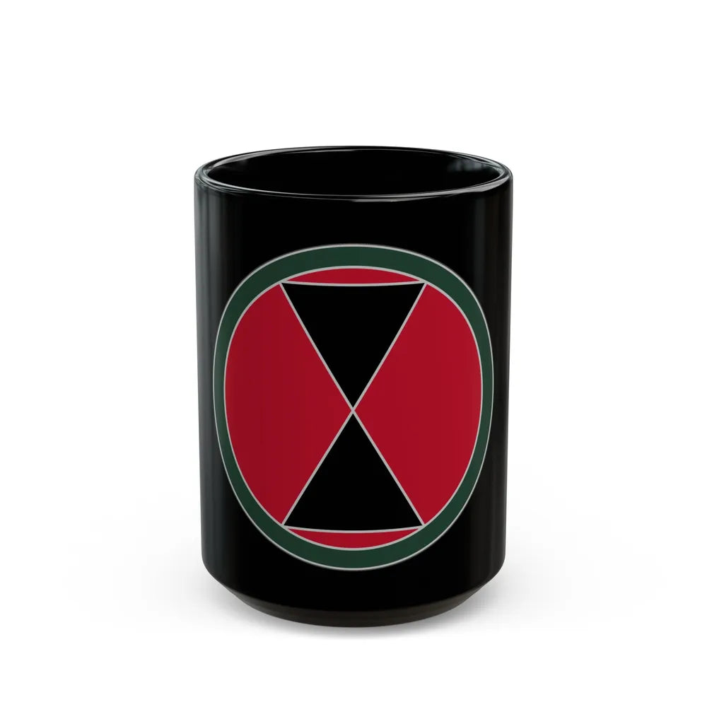 7 Infantry Division (U.S. Army) Black Coffee Mug-15oz-Go Mug Yourself