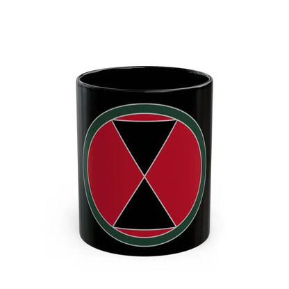 7 Infantry Division (U.S. Army) Black Coffee Mug 11oz - Go Mug Yourself