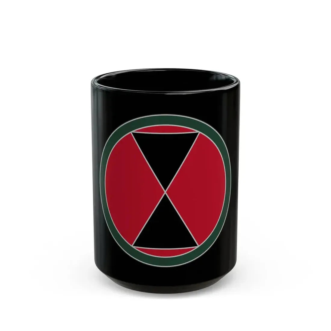7 Infantry Division (U.S. Army) Black Coffee Mug 15oz - Go Mug Yourself