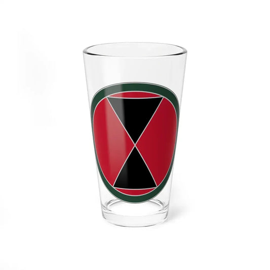 7 Infantry Division (U.S. Army) Pint Glass 16oz 16oz - Go Mug Yourself