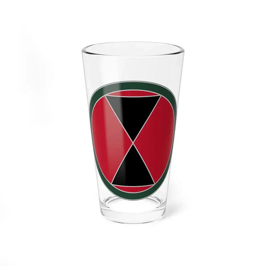 7 Infantry Division (U.S. Army) Pint Glass 16oz 16oz - Go Mug Yourself