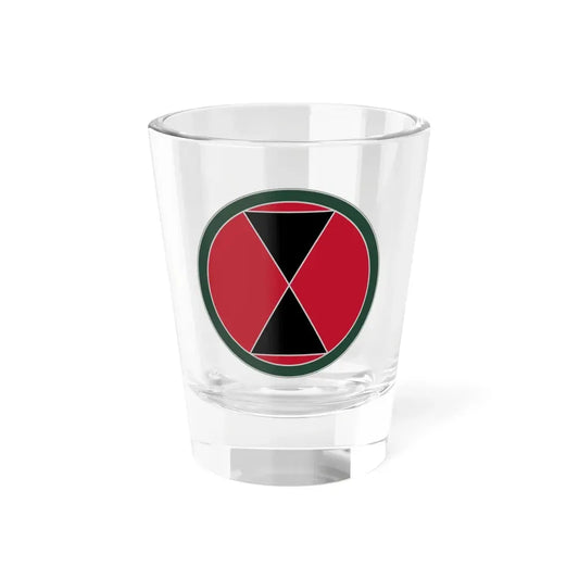 7 Infantry Division (U.S. Army) Shot Glass 1.5oz 1.5oz - Go Mug Yourself