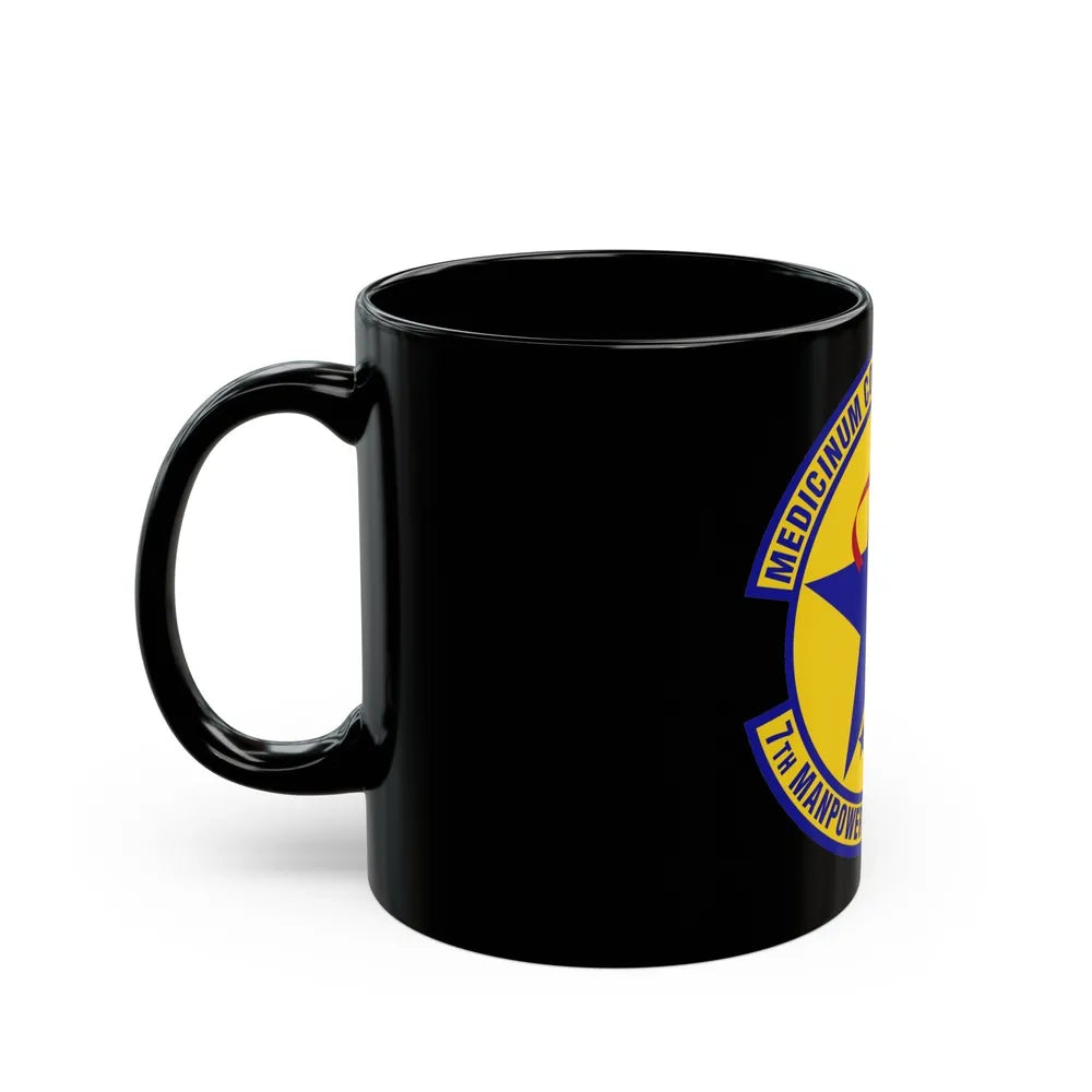 7 Manpower Requirements Flight AFMA (U.S. Air Force) Black Coffee Mug-Go Mug Yourself