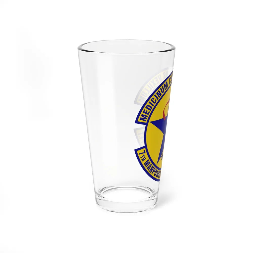 7 Manpower Requirements Flight AFMA (U.S. Air Force) Pint Glass 16oz-Go Mug Yourself