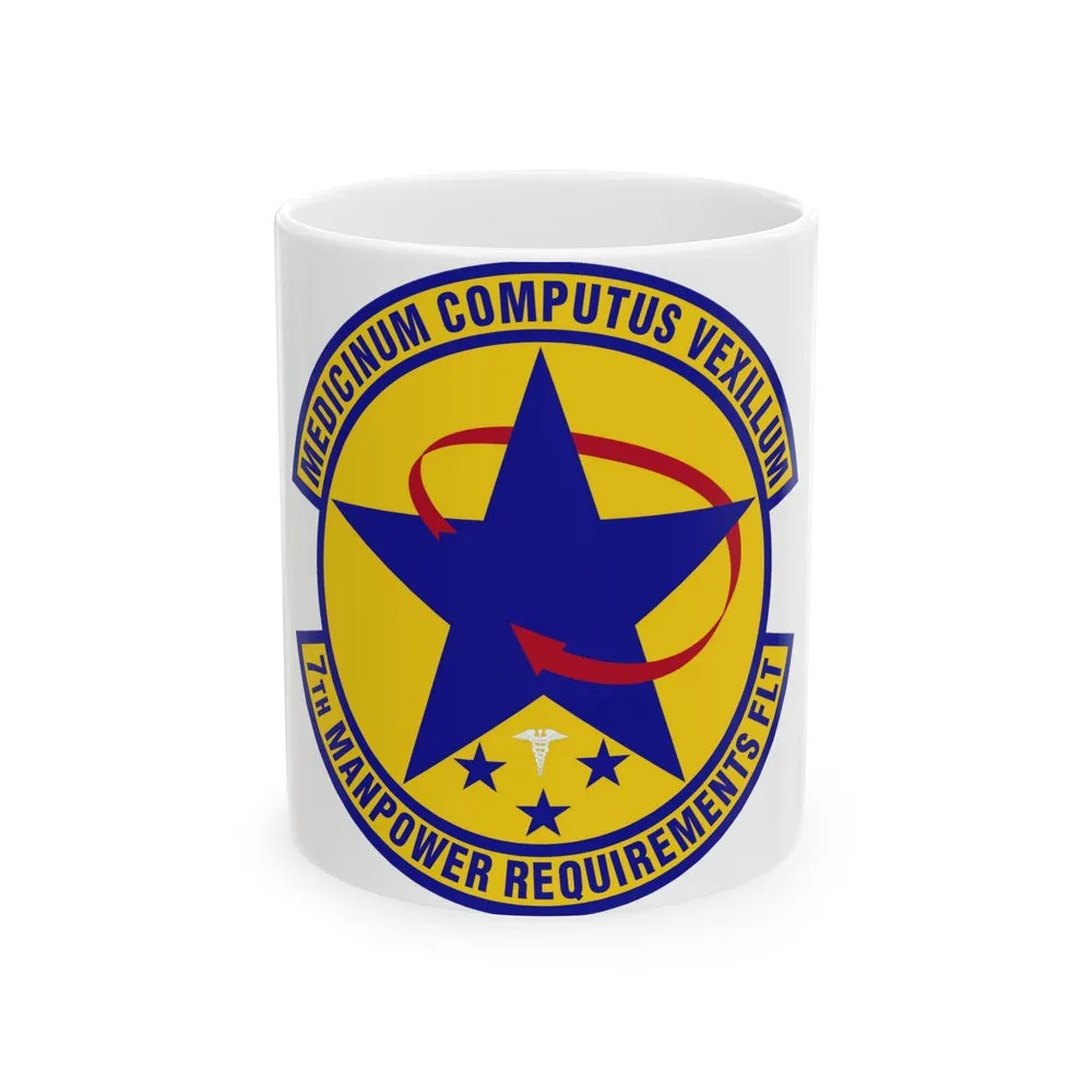 7 Manpower Requirements Flight AFMA (U.S. Air Force) White Coffee Mug-11oz-Go Mug Yourself