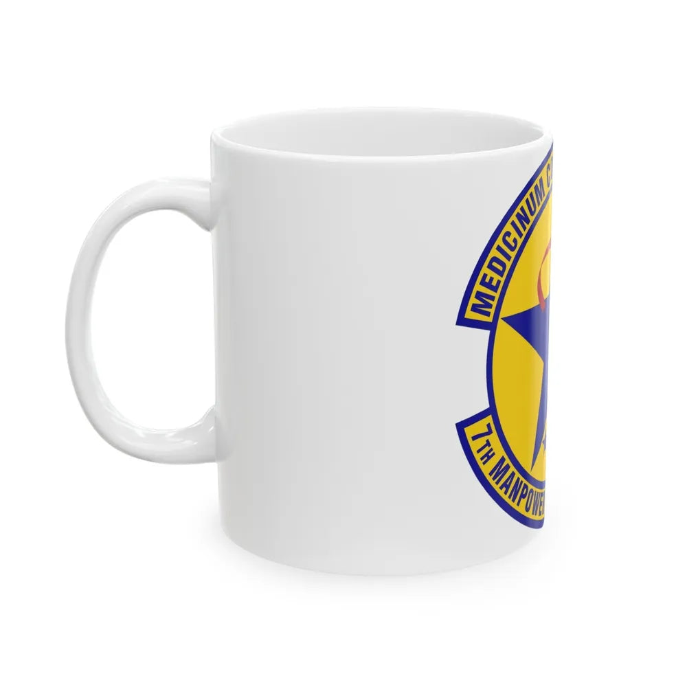 7 Manpower Requirements Flight AFMA (U.S. Air Force) White Coffee Mug-Go Mug Yourself