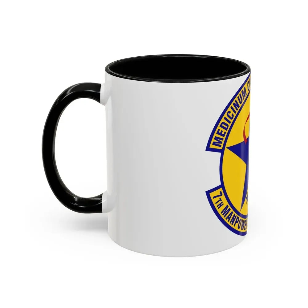 7 Manpower Requirements Flight AFMA (U.S. Air Force) Accent Coffee Mug - Go Mug Yourself
