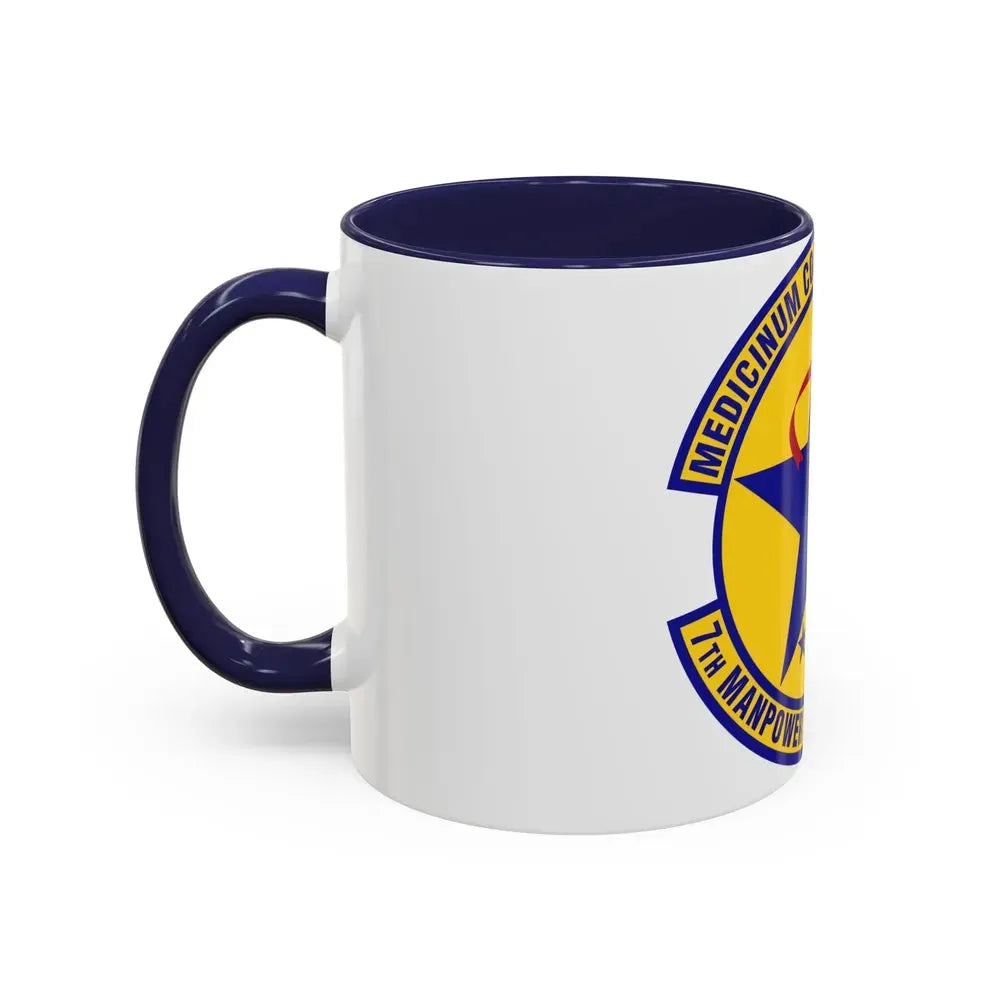 7 Manpower Requirements Flight AFMA (U.S. Air Force) Accent Coffee Mug - Go Mug Yourself