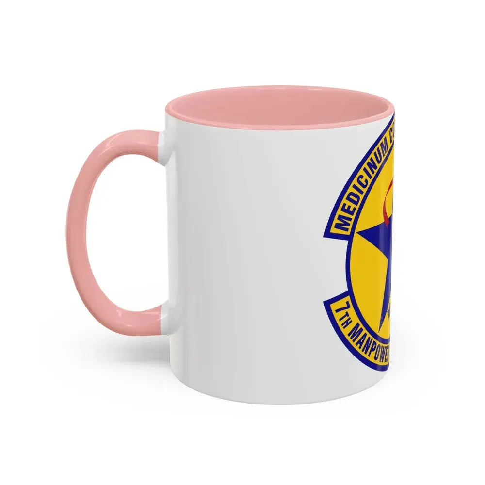 7 Manpower Requirements Flight AFMA (U.S. Air Force) Accent Coffee Mug - Go Mug Yourself