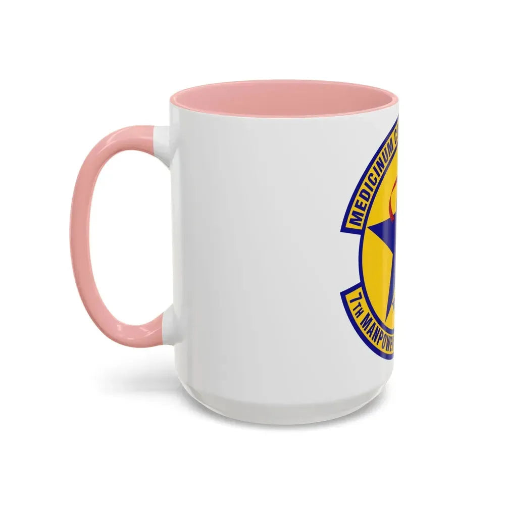 7 Manpower Requirements Flight AFMA (U.S. Air Force) Accent Coffee Mug - Go Mug Yourself