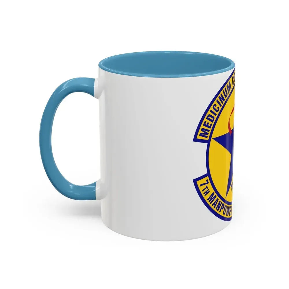 7 Manpower Requirements Flight AFMA (U.S. Air Force) Accent Coffee Mug - Go Mug Yourself