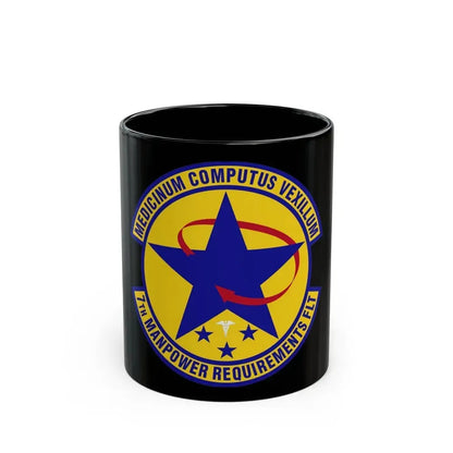 7 Manpower Requirements Flight AFMA (U.S. Air Force) Black Coffee Mug 11oz - Go Mug Yourself