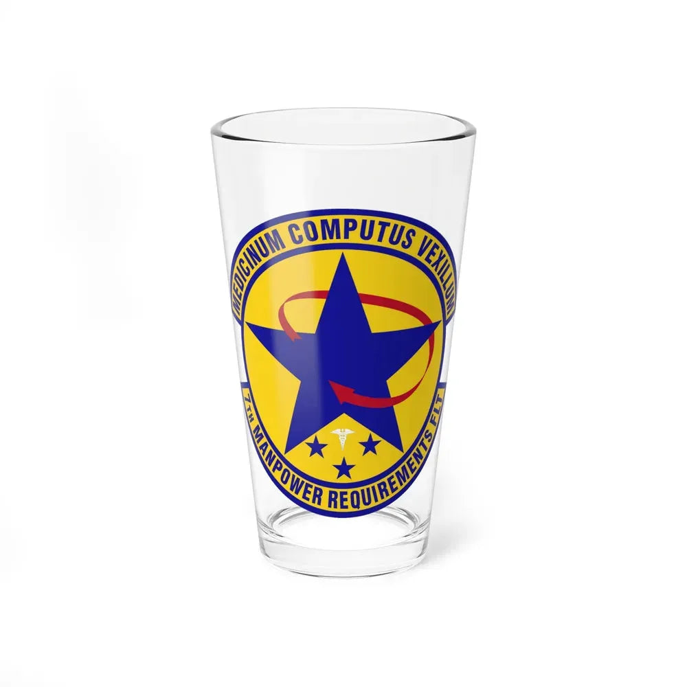 7 Manpower Requirements Flight AFMA (U.S. Air Force) Pint Glass 16oz 16oz - Go Mug Yourself