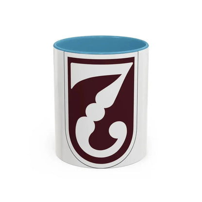 7 Medical Brigade 2 (U.S. Army) Accent Coffee Mug 11oz Light Blue - Go Mug Yourself