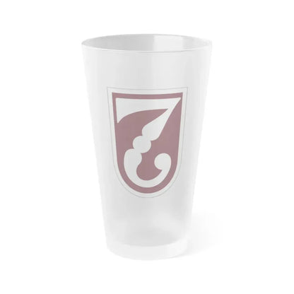7 Medical Brigade 2 (U.S. Army) Frosted Pint Glass 16oz Default Title - Go Mug Yourself