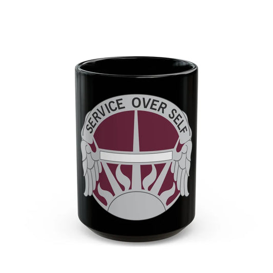 7 Medical Brigade (U.S. Army) Black Coffee Mug-15oz-Go Mug Yourself