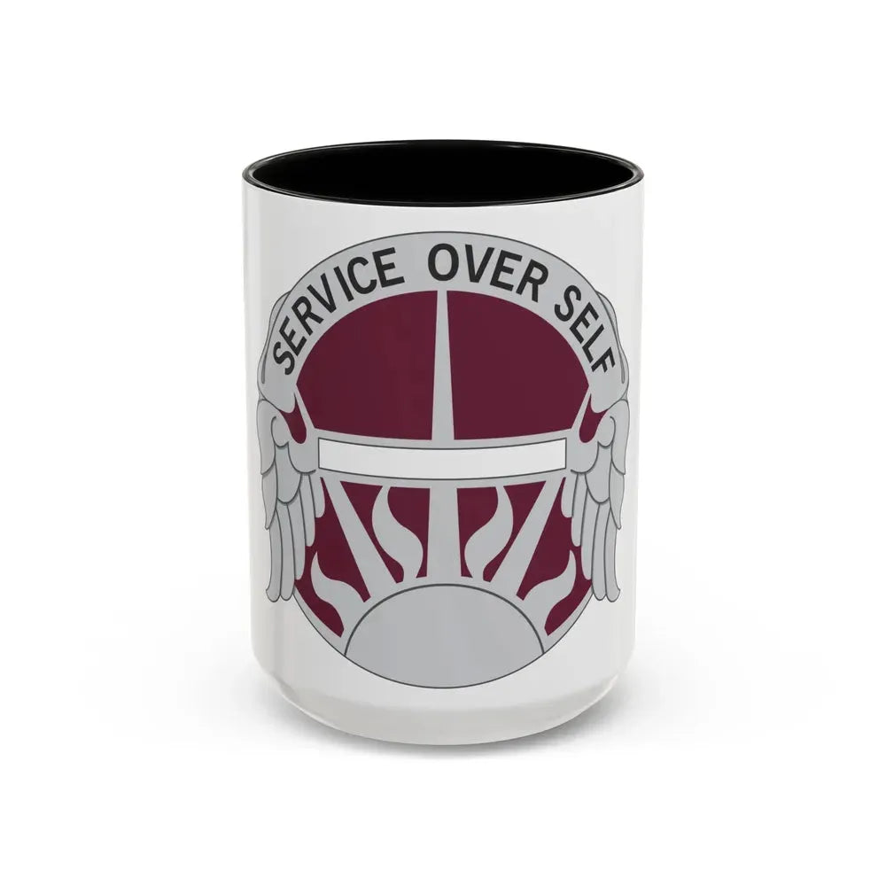 7 Medical Brigade (U.S. Army) Accent Coffee Mug 15oz Black - Go Mug Yourself