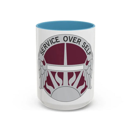 7 Medical Brigade (U.S. Army) Accent Coffee Mug 15oz Light Blue - Go Mug Yourself