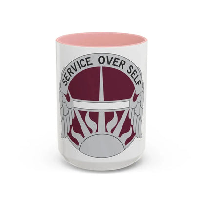 7 Medical Brigade (U.S. Army) Accent Coffee Mug 15oz Pink - Go Mug Yourself
