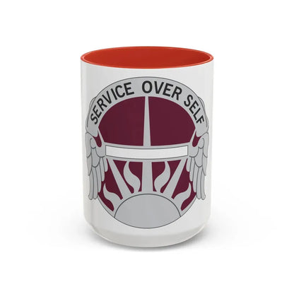 7 Medical Brigade (U.S. Army) Accent Coffee Mug 15oz Red - Go Mug Yourself