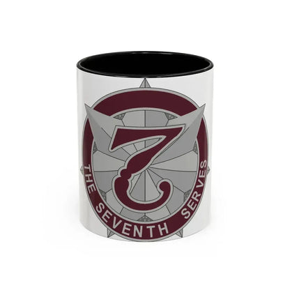 7 Medical Command 2 (U.S. Army) Accent Coffee Mug 11oz Black - Go Mug Yourself