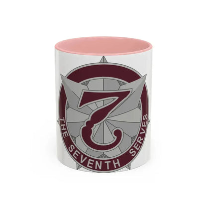 7 Medical Command 2 (U.S. Army) Accent Coffee Mug 11oz Pink - Go Mug Yourself