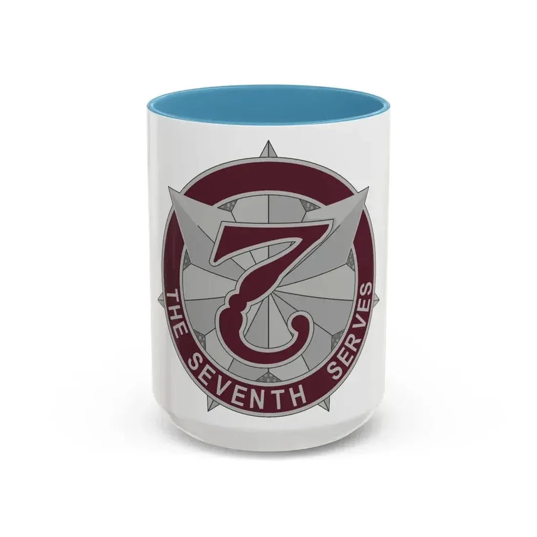 7 Medical Command 2 (U.S. Army) Accent Coffee Mug 15oz Light Blue - Go Mug Yourself
