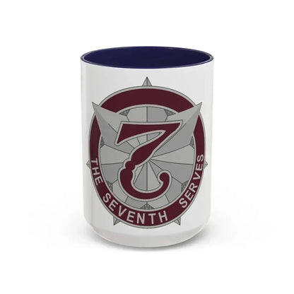 7 Medical Command 2 (U.S. Army) Accent Coffee Mug 15oz Navy - Go Mug Yourself