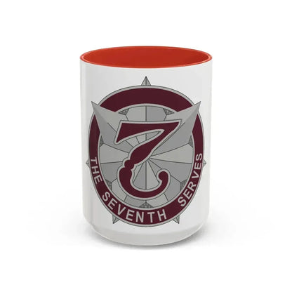 7 Medical Command 2 (U.S. Army) Accent Coffee Mug 15oz Red - Go Mug Yourself