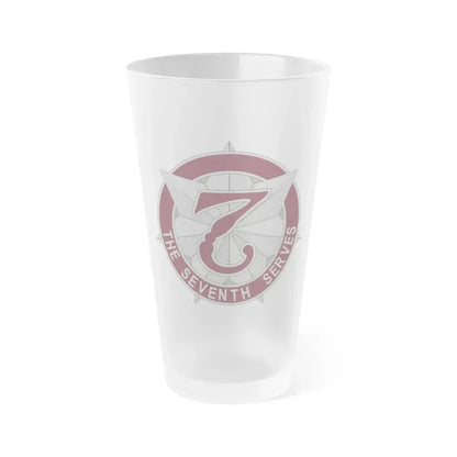 7 Medical Command 2 (U.S. Army) Frosted Pint Glass 16oz Default Title - Go Mug Yourself