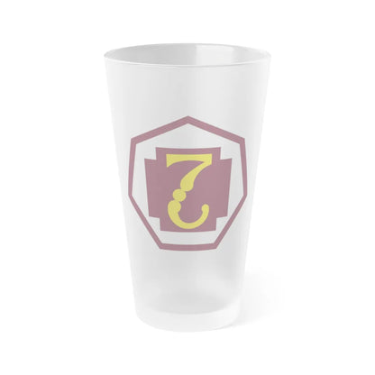 7 Medical Command (U.S. Army) Frosted Pint Glass 16oz-Go Mug Yourself