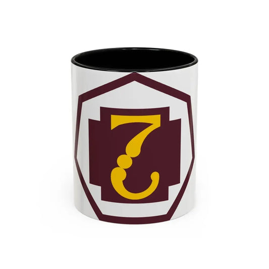 7 Medical Command (U.S. Army) Accent Coffee Mug 11oz Black - Go Mug Yourself