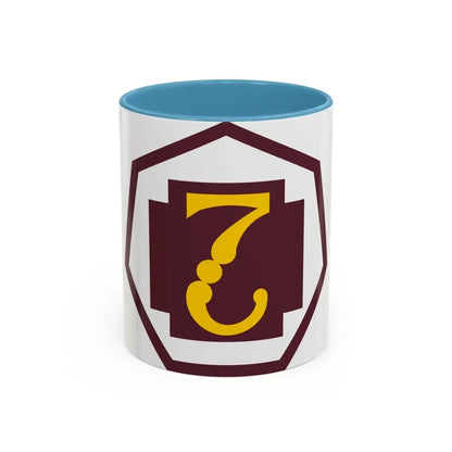 7 Medical Command (U.S. Army) Accent Coffee Mug 11oz Light Blue - Go Mug Yourself