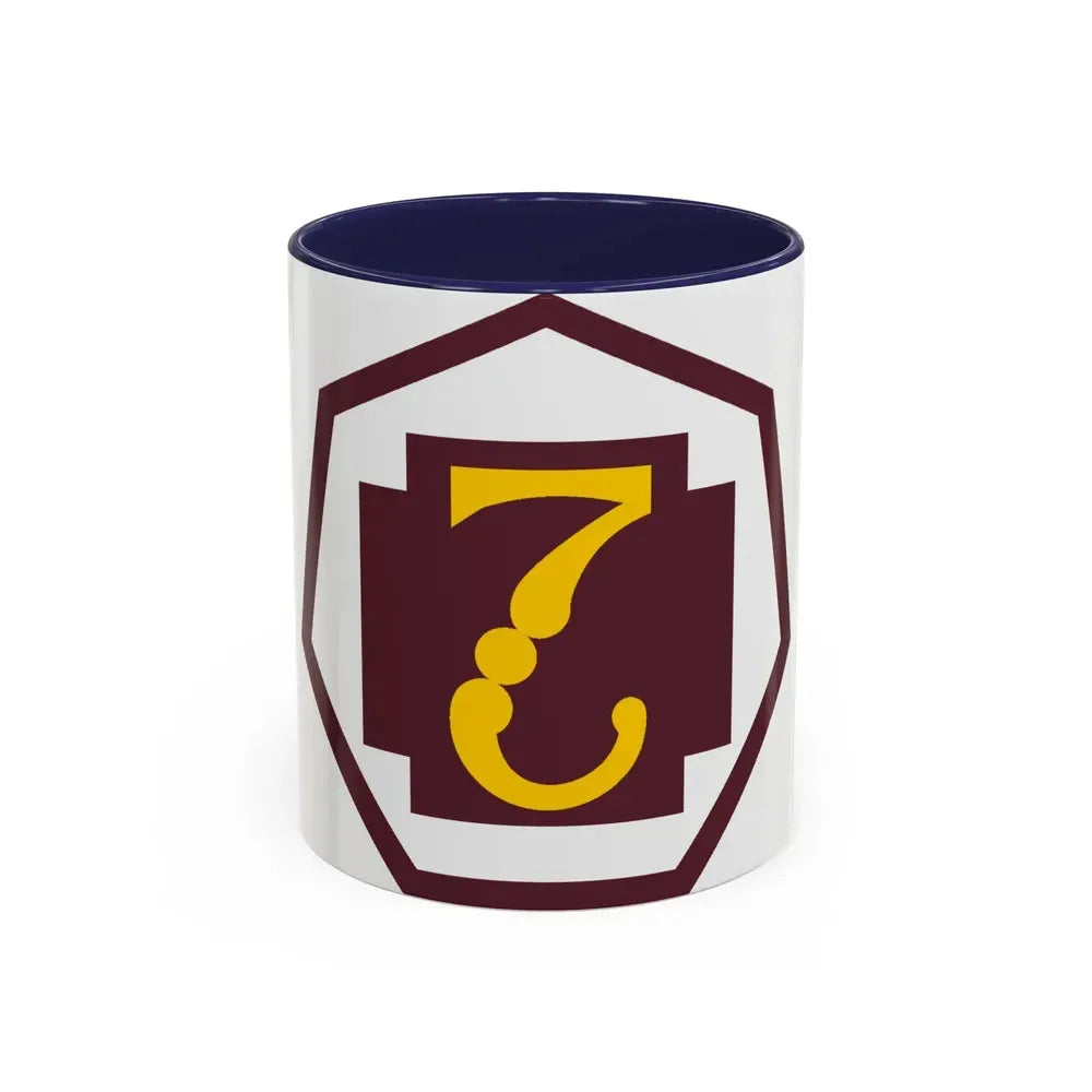 7 Medical Command (U.S. Army) Accent Coffee Mug 11oz Navy - Go Mug Yourself